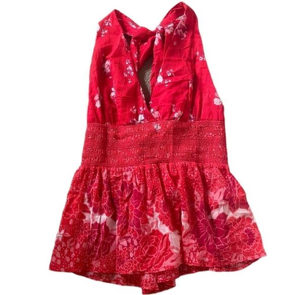 ✨ HP✨NWOT✨Free People Brinkley Smocked Tank Top✨ - Picture 4 of 6